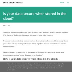 Is your data secure when stored in the cloud?