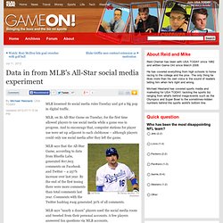 Data in from MLB's All-Star social media experiment