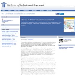 The Use of Data Visualization in Government