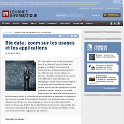 Big data : zoom sur les usages et les applications -