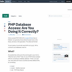 How to Connect to a Database with PDO