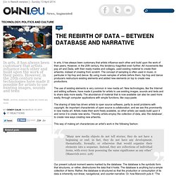 The rebirth of data – between database and narrative » Article » OWNI.eu, Digital Journalism