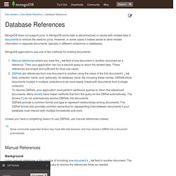 Database References