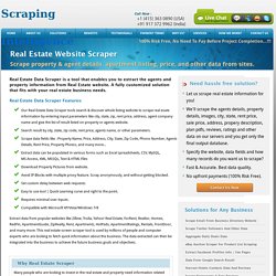 Real Estate Database Scraping, Agents Email Scaping, Extract Property Listing, Real Estate Data Mining