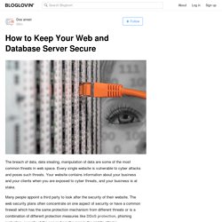 How to Keep Your Web and Database Server Secure