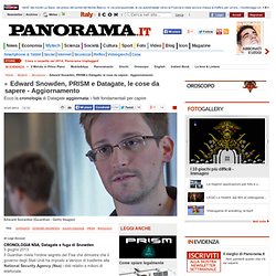 Edward Snowden, PRISM e Datagate, le cose da sapere