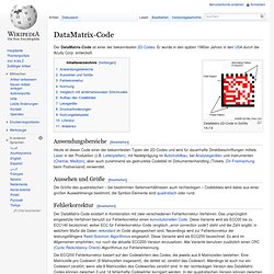 DataMatrix-Code