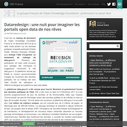 Dataredesign : une nuit pour imaginer les portails open data de nos rêves