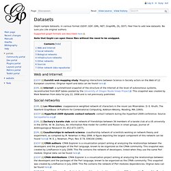Datasets - Gephi:Wiki