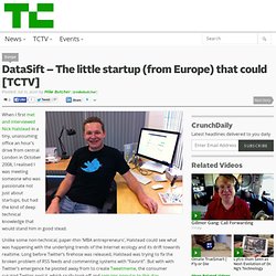 DataSift – The little startup (from Europe) that could [TCTV]