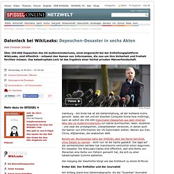 Datenleck bei WikiLeaks: Depeschen-Desaster in sechs Akten - SPIEGEL ONLINE - Nachrichten - Netzwelt