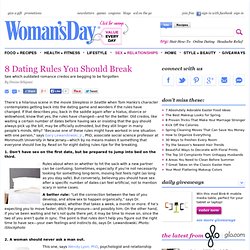 Dating Tips - Dating Rules at WomansDay.com - Womans Day