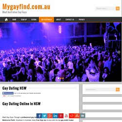 Gay Dating NSW Online Best Gay Match Websites In Australia