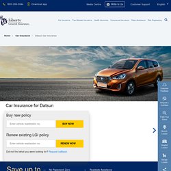 Datsun Insurance: Buy/Renew Car Insurance for Datsun Vehicles Online