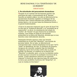 René Daumal y la 'Enseñanza' de Gurdjieff: Emilio Saura