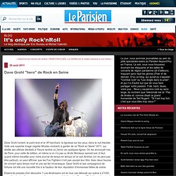 Dave Grohl "hero" de Rock en Seine