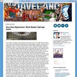 Davelandblog: One Day Digression: West Baden Springs Hotel