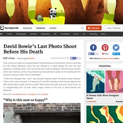 David Bowie’s Last Photo Shoot Before His Death