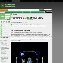 David Xu's Blog - The Careful Design of Cave Story