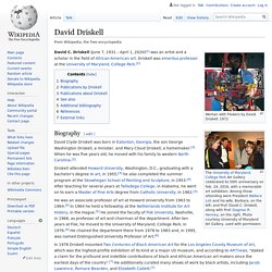 David Driskell