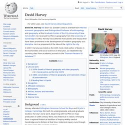 David Harvey - Wikipedia