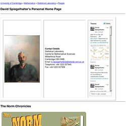 David Spiegelhalter's Personal Home Page
