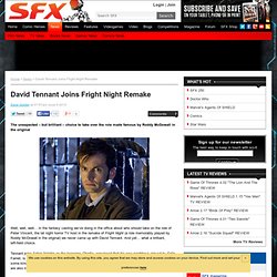 David Tennant Joins Fright Night Remake