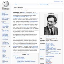 David Bohm