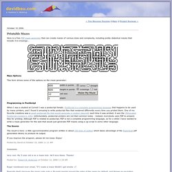 Printable Mazes