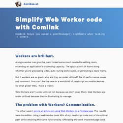 Web Worker and Comlink.JS