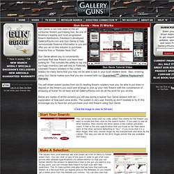 How to use Gun Genie - Davidson's most popular and powerful search engine to find and buy guns at galleryofguns.com