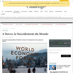 A Davos, le basculement du Monde