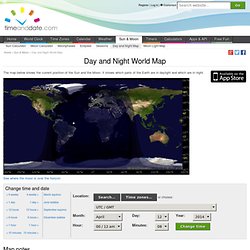 Day and Night World Map