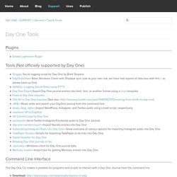 Day One Tools – DAY ONE / SUPPORT