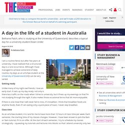 A day in the life of a student in Australia