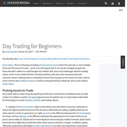 Day Trading for Beginners