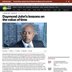 Daymond John's lessons on the value of time