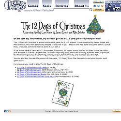 The 12 Days of Christmas Card Game