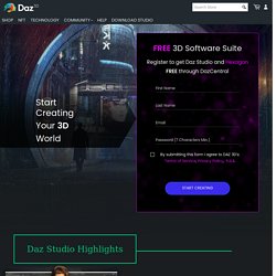 DAZ 3D, 3D Models, 3D Animation, 3D Software