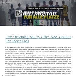Dazn program