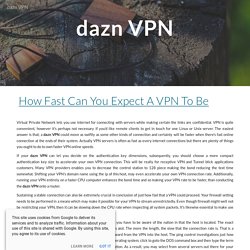 dazn VPN