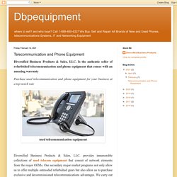 Used Telecom Equipment