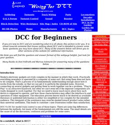 DCC for beginners