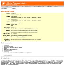 DCMI Abstract Model