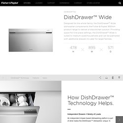 DD90SDFTX2-DishDrawer™ Wide