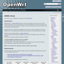 DDNS Client [OpenWrt Wiki]