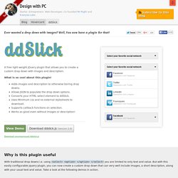 ddSlick - a jQuery plugin for custom drop down with images
