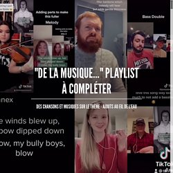 "De la musique..." Playlist À complÉter