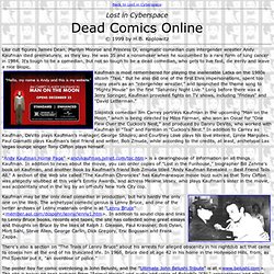 Dead Comics Online