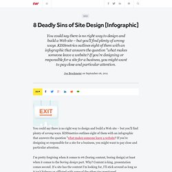 Eight Deadly Sins of Site Design [Infographic] - ReadWriteCloud